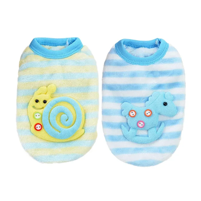 2 Pieces 0.5-0.8lb Teacup Dog Clothes Dog Sweaters for Small Dogs Girl Winter Fleece Dog Clothes Cute Warm Puppy Sweater XXXS XX