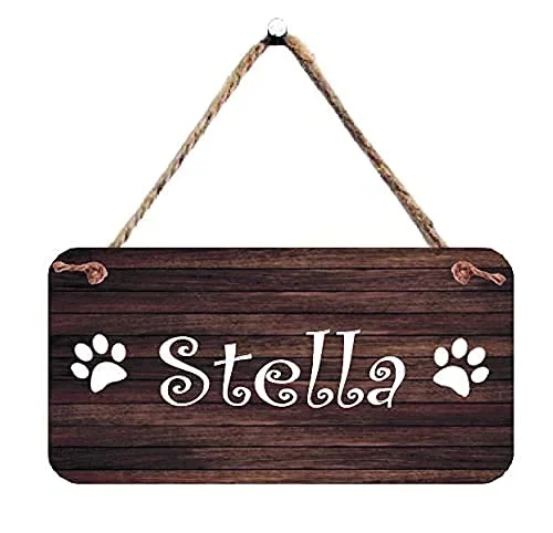 3” X 6” Aluminum Dog Crate Name Plate Sign – Personalized By Florida-Funshine