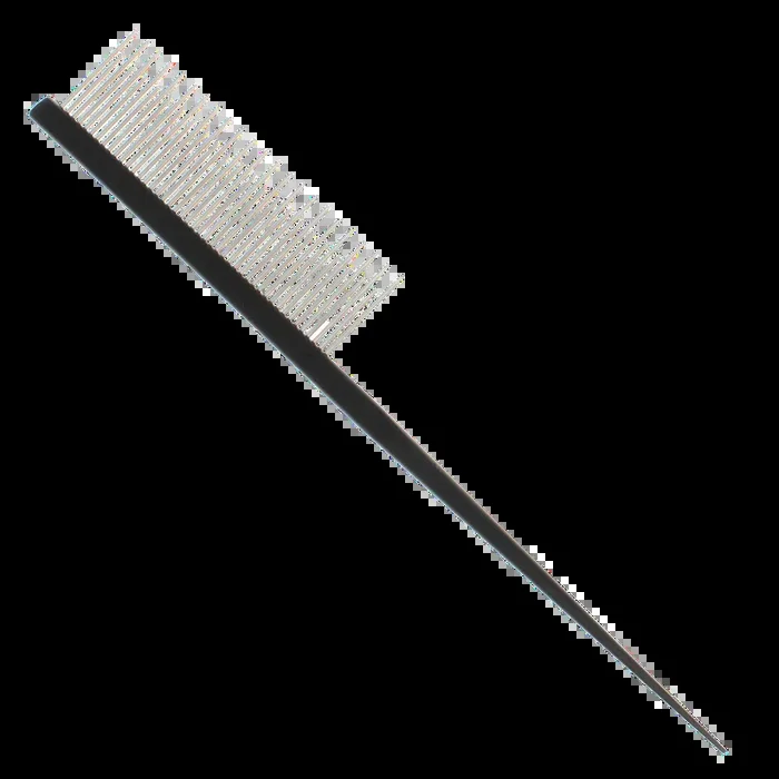 7″ Black Rat Tail Dematting Comb by PetStore.Direct