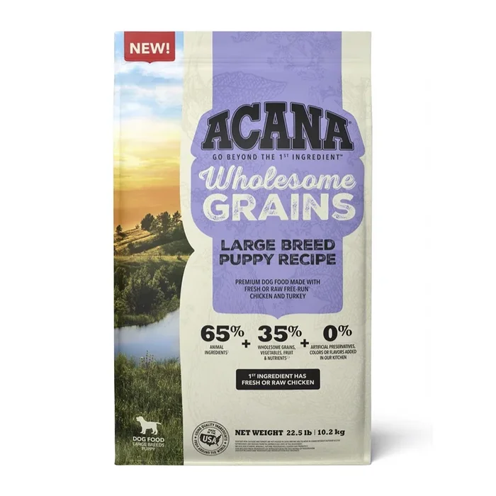 Acana – Large Breed Puppy Recipe with Wholesome Grains Dry Dog Food