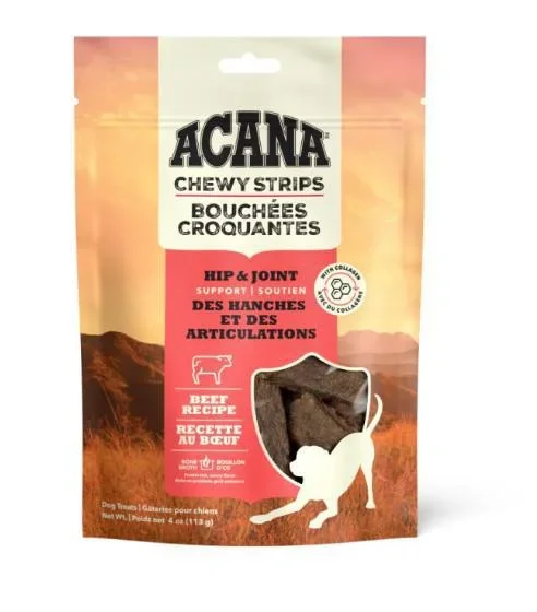 Acana Chewy Strips Hip & Joint Support Dog Treat