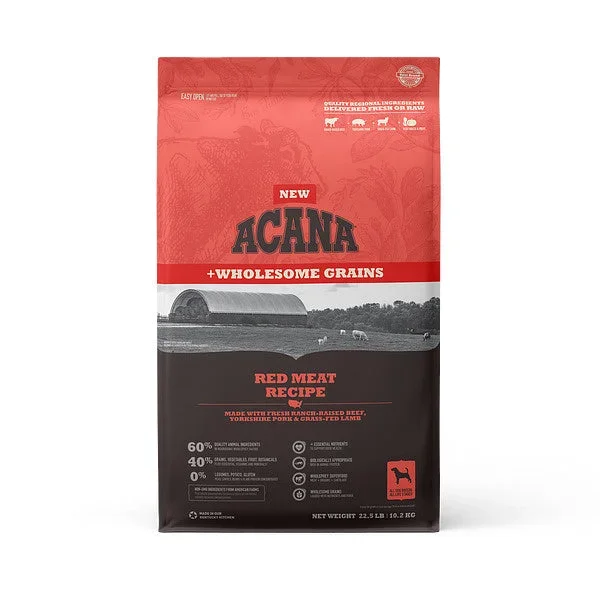 ACANA Red Meat + Wholesome Grains Recipe Dry Dog Food