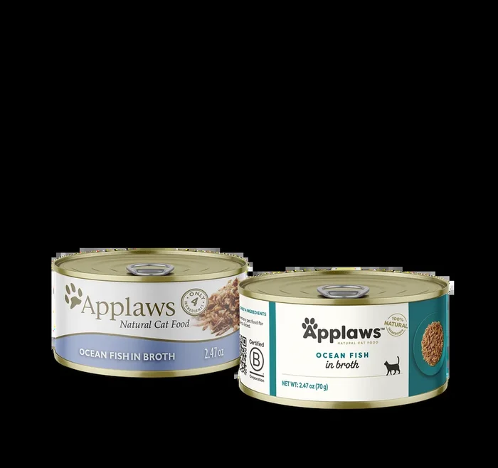 Alimento húmedo para gatos Applaws Adult Ocean Fish en caldo de 2,47 oz