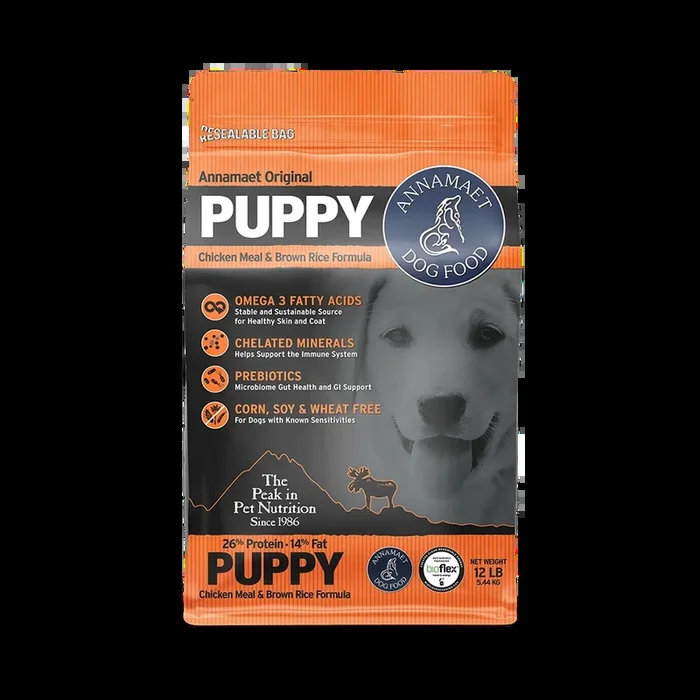 Annamaet – Original Puppy Chicken & Brown Rice Dry Dog Food