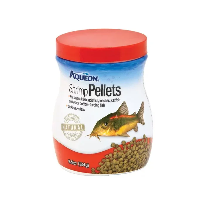 Aqueon Shrimp Pellets Fish Food 6.5-oz