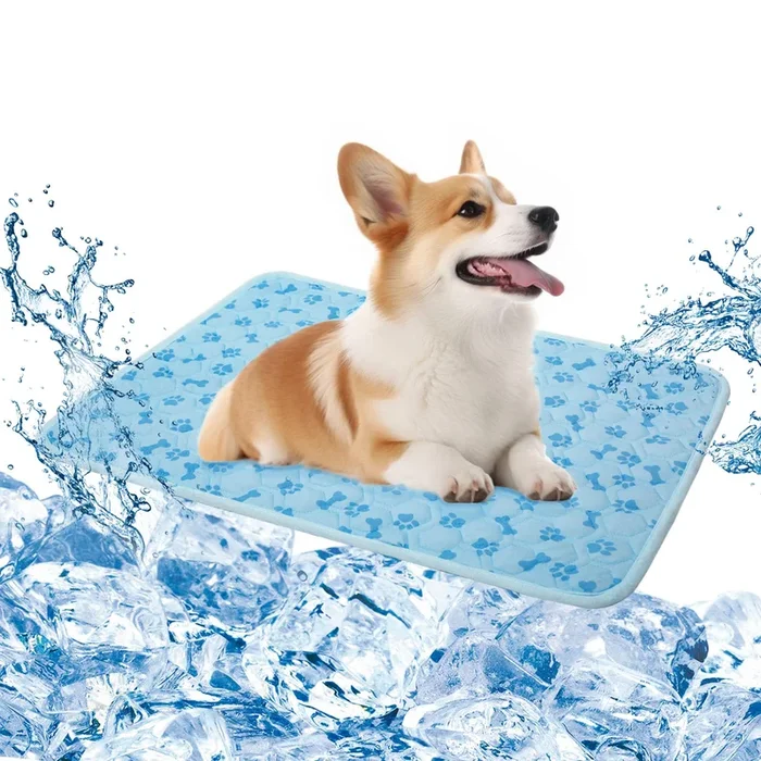 Asoox Dog Cooling Mat, Pet Cooling Mat For Dogs And Cats, Portable Summer Dog Cool Pad,Cool Bed For Pets, Premium Pet Cool Blank