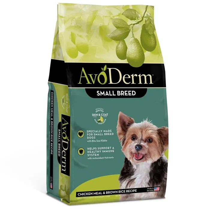 AvoDerm Small Breed Dry Dog Food – Chicken & Brown Rice – 3.5lb Bag