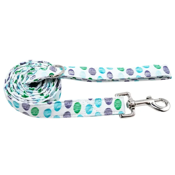 Babole Pet Easter Gift Dog Leash,Durable Handmade Dog Leashes With Soft Handle, Manual Dog Leashes Matching Egg Dog Collars For Small Medium Large Dogs,M,Lenth 150Cm