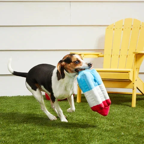 Bark Super Chewer Rocket Pupsicle Dog Toy