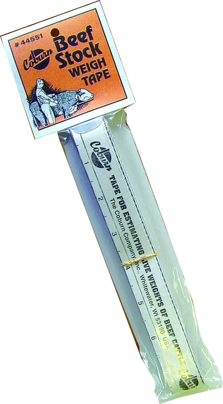 Beef Stock Weigh Tape