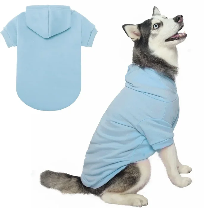 Bingpet Dog Hoodies – Fleece Lined Fall Dog Puppy Sweatshirt Soft Warm Sweater Winter Hooded Clothes For Small Medium Large Dogs