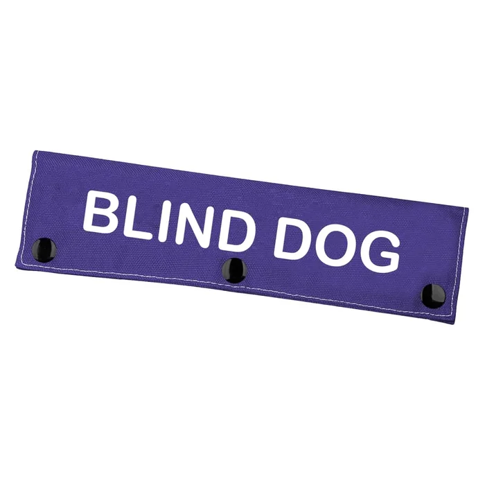 Blind Awareness Dog Leash Wrap Blind Dog Leash Sleeve Social Distancing Dog Patch (Blind Dog)