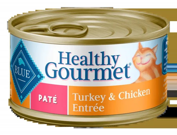 Blue Buffalo Healthy Gourmet Adult Turkey and Chicken Entree Canned Cat Food