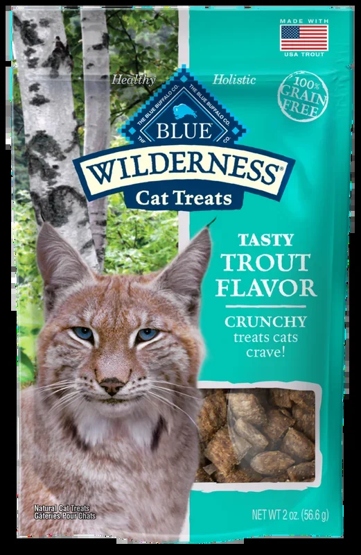 Blue Buffalo Wilderness Grain Free Trout Crunchy Cat Treats