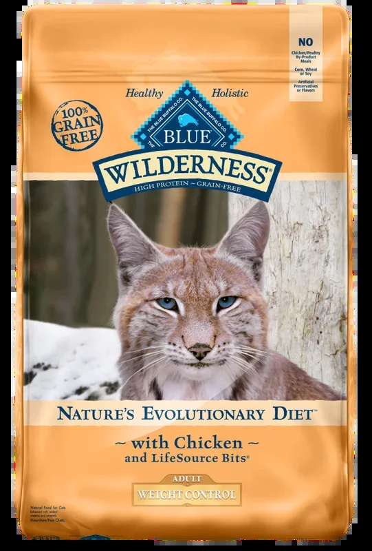 Blue Buffalo Wilderness Grain Free Weight Control Chicken Recipe Dry Cat Food