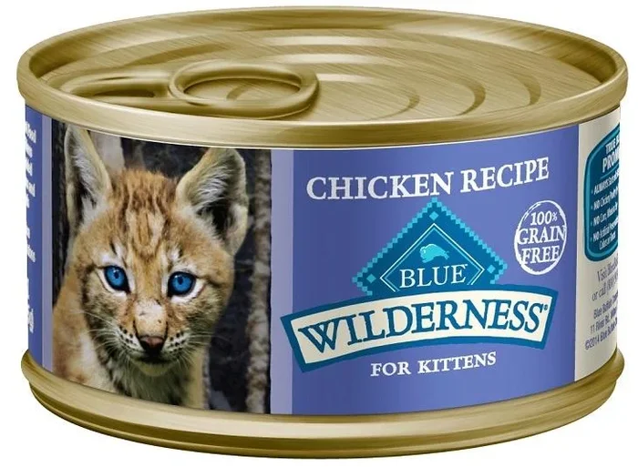 Blue Buffalo Wilderness Kitten Recipe Canned Cat Food