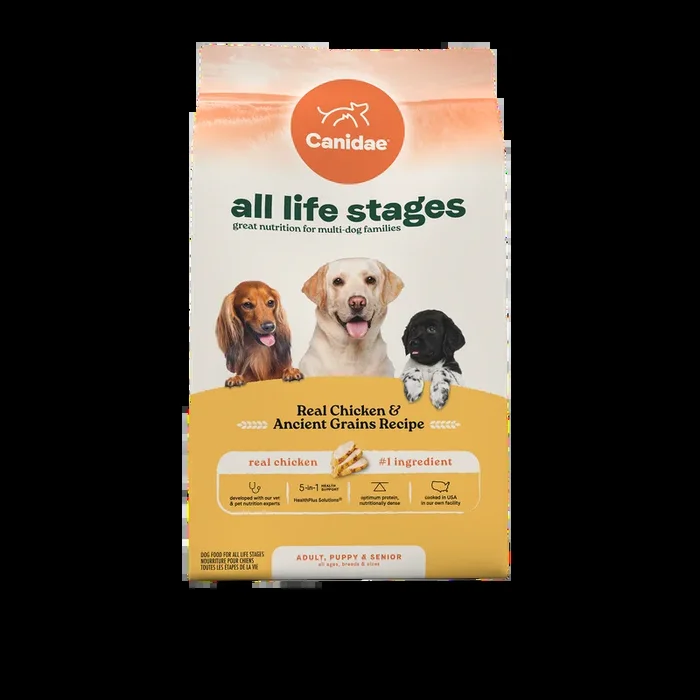 Canidae All Life Stages Dry Dog Food – Chicken Meal & Ancient Grains – 30lb Bag