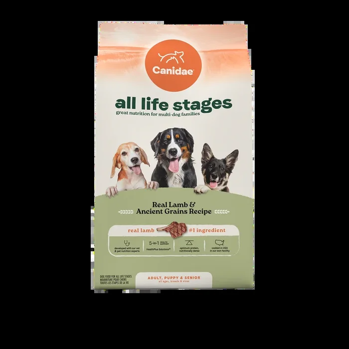 Canidae All Life Stages Dry Dog Food – Lamb Meal & Ancient Grains – 30lb Bag