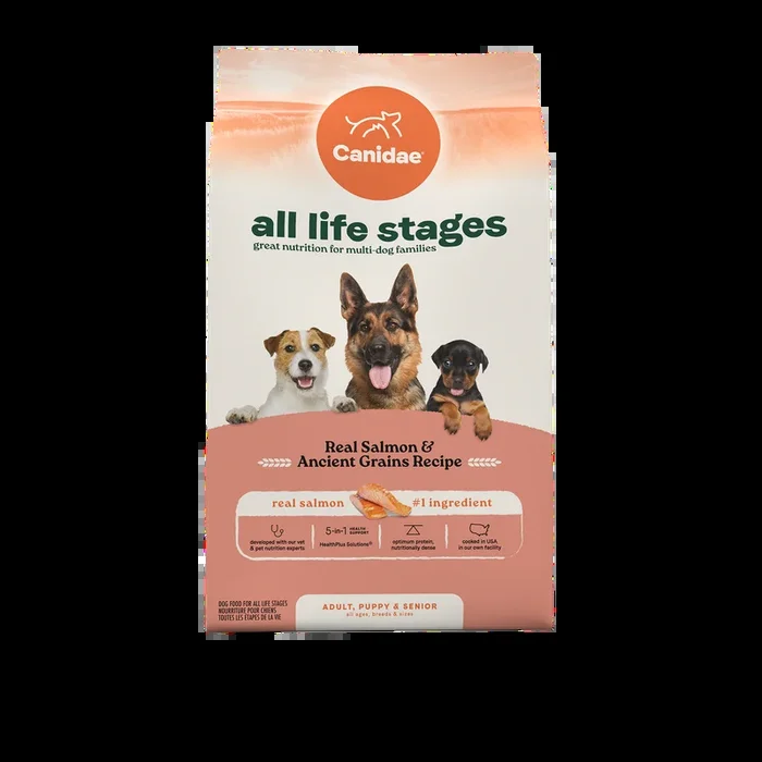Canidae All Life Stages Dry Dog Food – Salmon & Ancient Grains – 27lb Bag