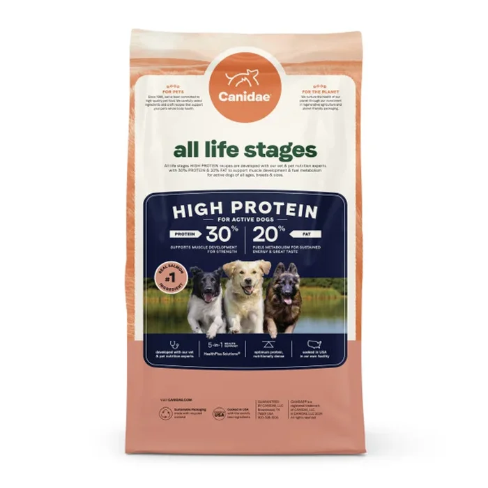 Canidae All Life Stages High Protein Dry Dog Food – Salmon & Ancient Grain – 27lb Bag