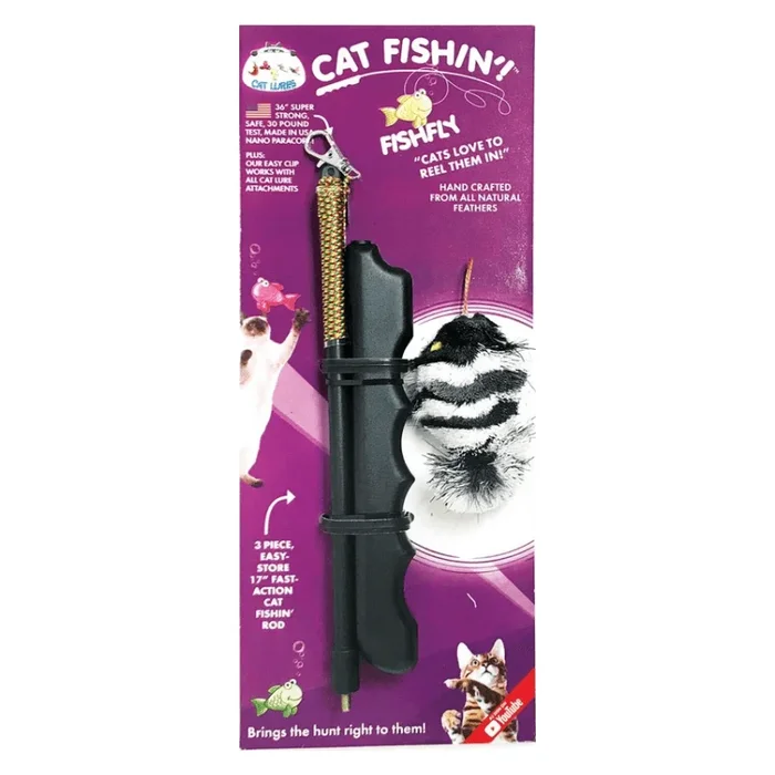 Cat Teaser – CAT LURES – Cat Fishin’! – FISHFLY with Rod