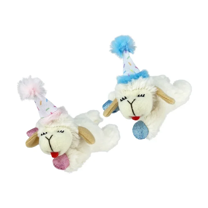 Catnip Cat Toy – 4″ Lamb Chop Birthday Cat Toy – 1 pc