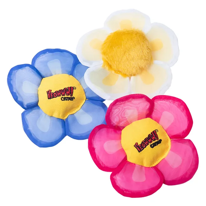 Catnip Cat Toy – Daisy’s Flower Tops – 1 pc