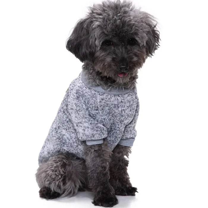 Chborless Pet Dog Classic Knitwear Sweater Warm Winter Puppy Pet Coat Soft Sweater Clothing For Small Dogs (M, Green)