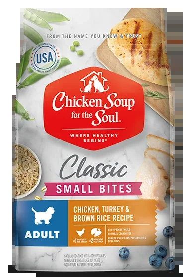 Chicken Soup Adult Chicken, Turkey and Brown Rice Small Bites Dog Food