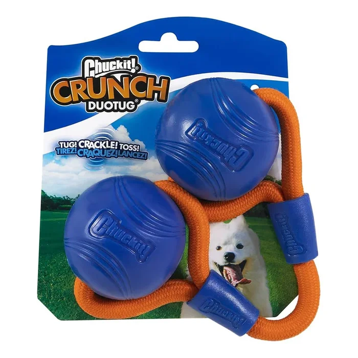 Chuckit! – Crunch Ball Duo Tug Dog Toy