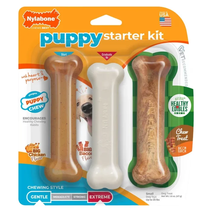 Dog Chewing Toy & Treat – PUPPY CHEW – Puppy Starter Kit