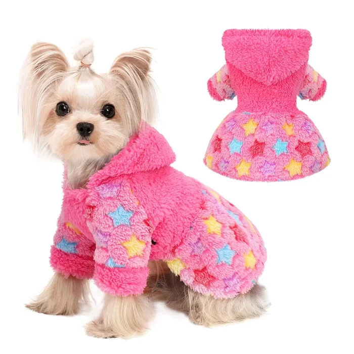 Dog Hoodie Dog Sweater Valentine’S Day Dog Clothes For Small Dogs Boy Girl Pet Sweater Dress For Dogs Cold Weather Dog Coats Fal