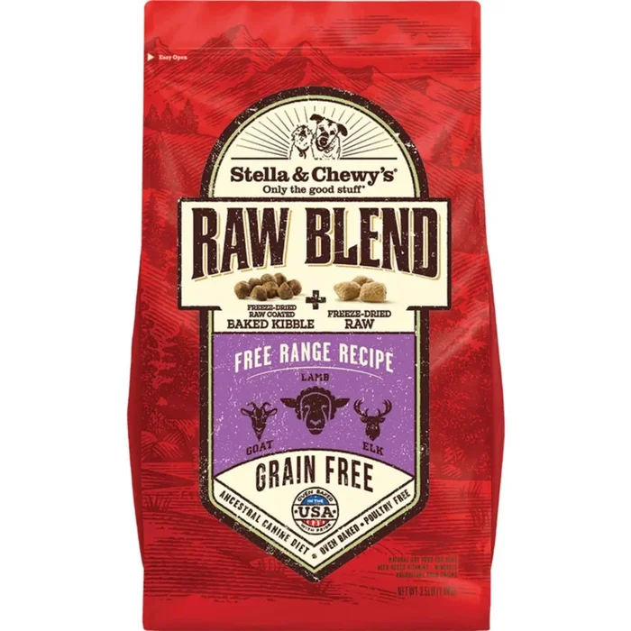 Dry Dog Food – Raw Blend – Grain Free – Free Range