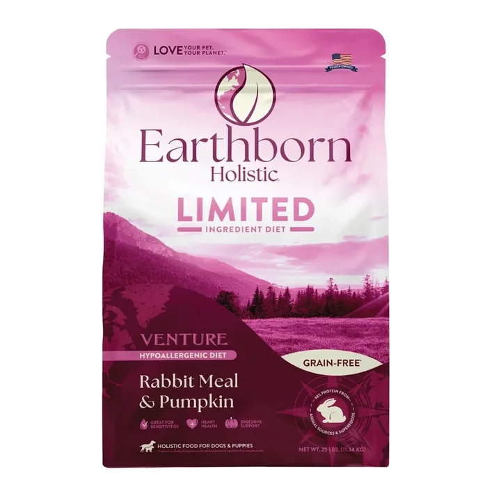 Earthborn Dog Venture Grain Free Rabbit & Pumpkin