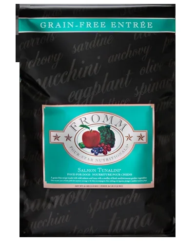 Fromm Four Star Grain Free Salmon Tunalini Entrée – 26 lb.