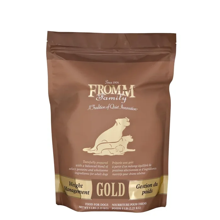 Fromm Gold Weight Management Dry Dog Food – Turkey & Chicken – 5lb Bag