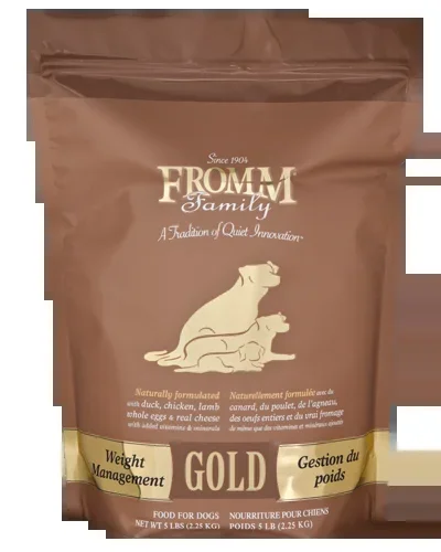 Fromm Gold Weight Management Formula with Turkey Liver – 5 lb.