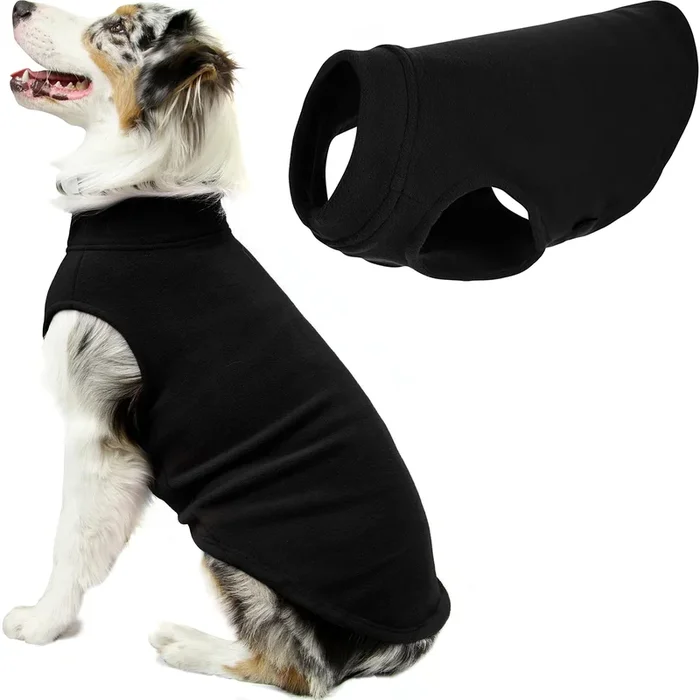 Gooby Stretch Fleece Vest Dog Sweater – Black, 5X-Large – Warm Pullover Fleece Dog Jacket – Winter Dog Clothes For Small Dogs Boy Or Girl – Dog Sweaters For Small Dogs To Dog Sweaters For Large Dogs
