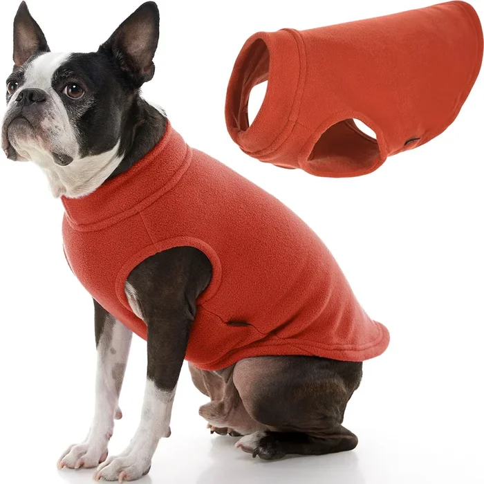 Gooby Stretch Fleece Vest Dog Sweater – Warm Pullover Fleece Dog Jacket – Winter Dog Clothes For Small Dogs, Large Dogs, Boy Or