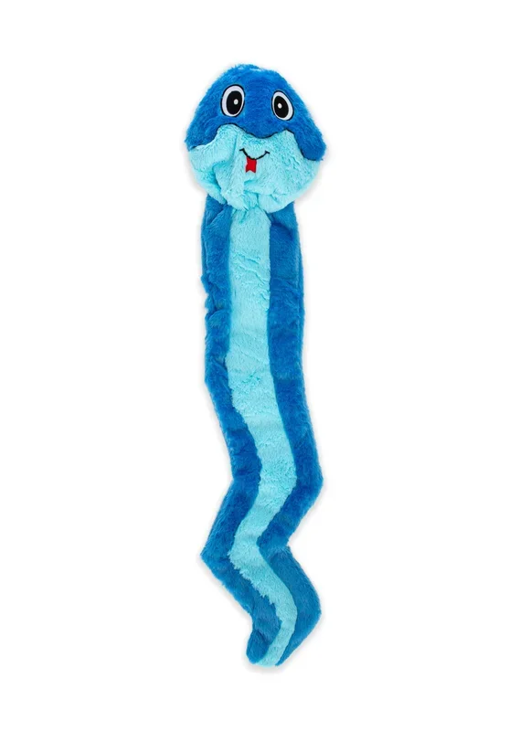 GURU Hide-A-Tail Snake Plush Puzzle Dog Toy Blue XL
