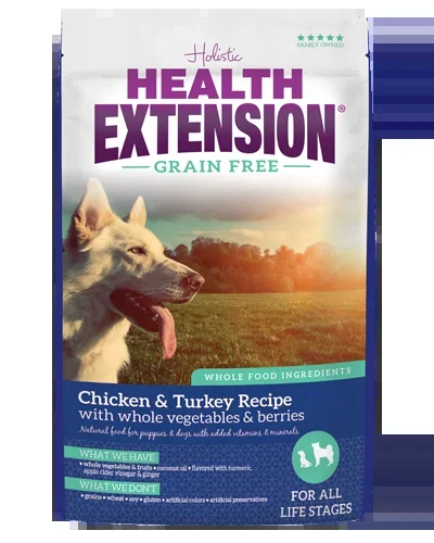 Health Extension Grain Free Chicken & Turkey Recipe – 4 lb.
