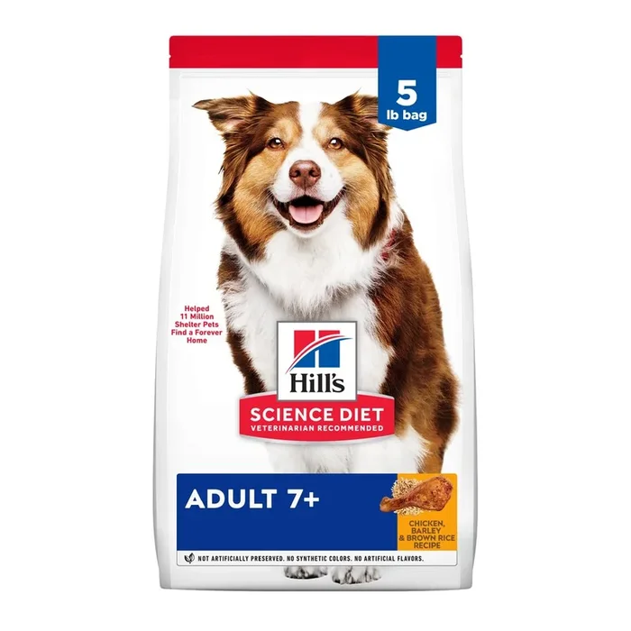 Hill’s Science Diet Senior 7+ Chicken Meal, Barley & Rice Recipe Dry Dog Food