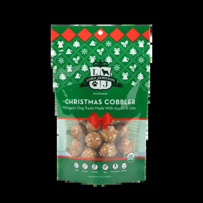 Holiday Christmas Cobbler Organic Dog Treats