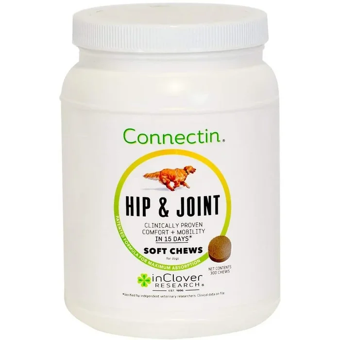 inClover Canine Connectin Hip & Joint Soft Chews Pet Supplements – 300 Count