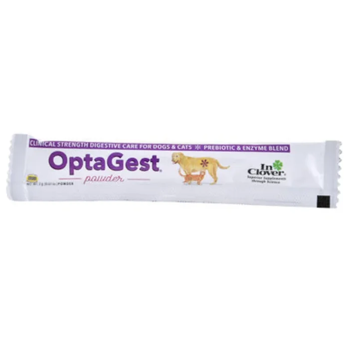 inClover Optagest Prebiotics & Enzymes Supplement for Dogs & Cats – Single Dose