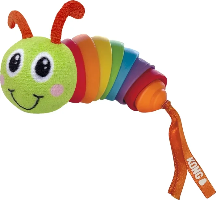 KONG Bat-A-Bout Clackz Caterpillar