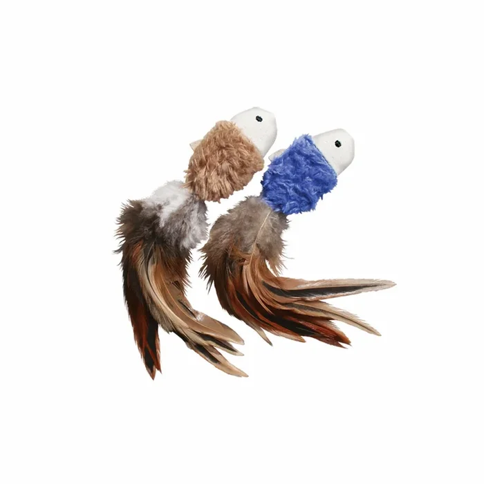 KONG Naturals Crinkle Fish – 2 Pack