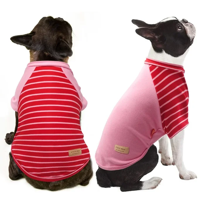 Kyeese 2Pack Dog Sweaters Fleece Coats Stretchy Soft Dogs Sweatshirt Dog Clothes Lightweight Dogs Coats Comfort Dachshund Clothe