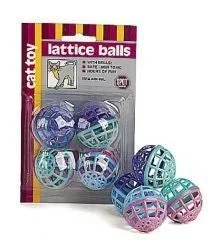 Lattice Plastic Balls With Bells 15×4.75×1