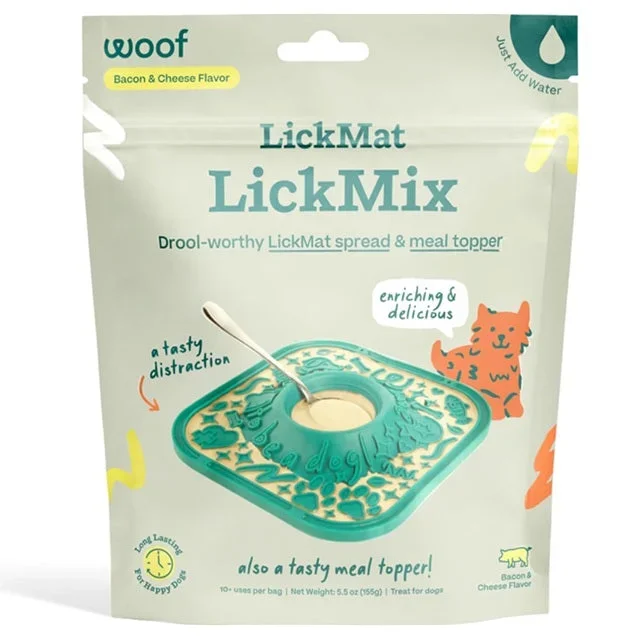 LickMat LickMix Bacon & Cheese Flavor DIY Lickable Mat Spread 5.5-oz
